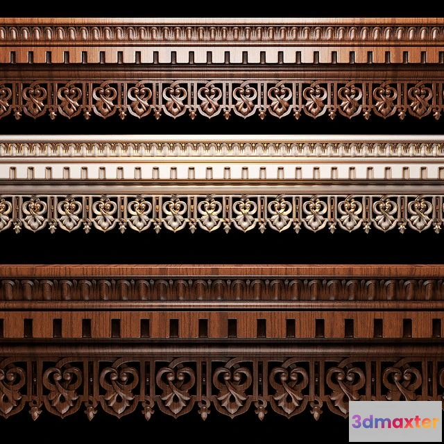 1553901 - cerkovni decor wood 98465 3D Max