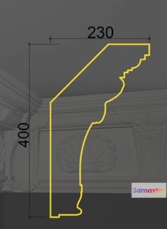 1596256 - Deco Line - Deco Line K-07 3D Max