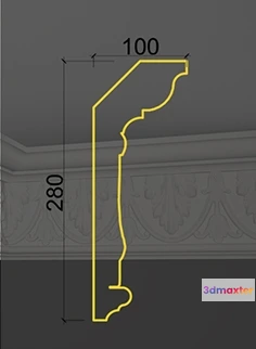 1596260 - Deco Line - Deco Line K-02 3D Max