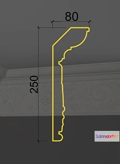 1596264 - Deco Line - Deco Line K-04 3D Max