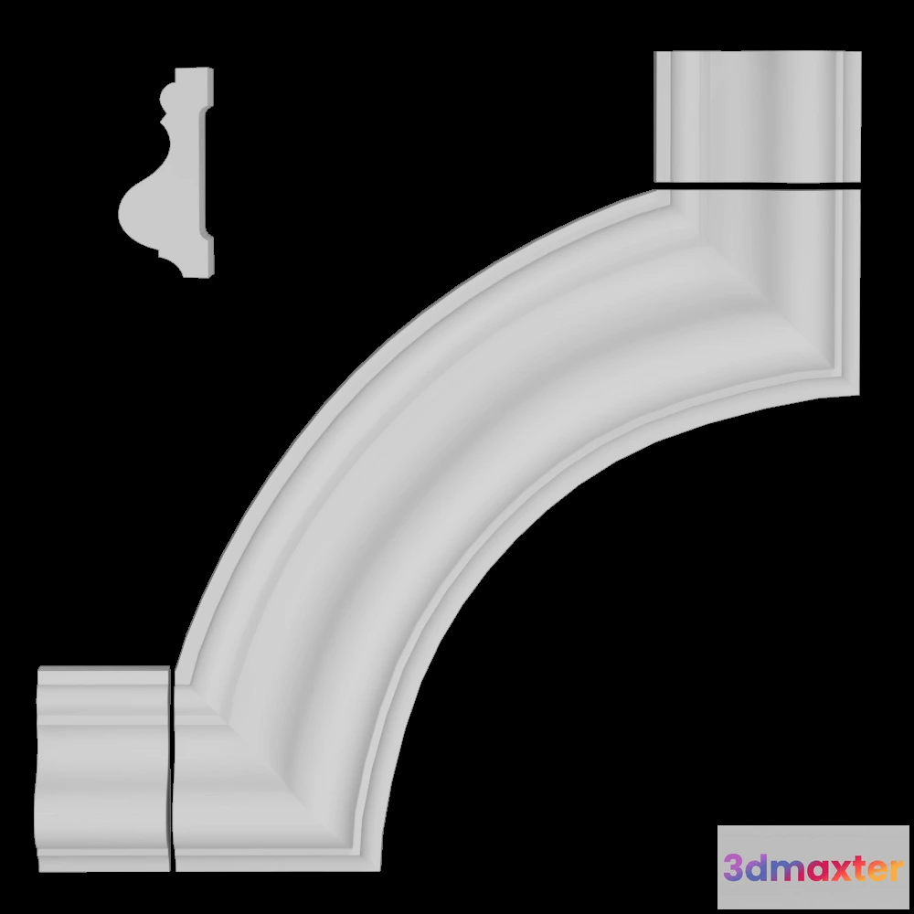 1596768 - Orac Decor  - Molding P801C 3D Max