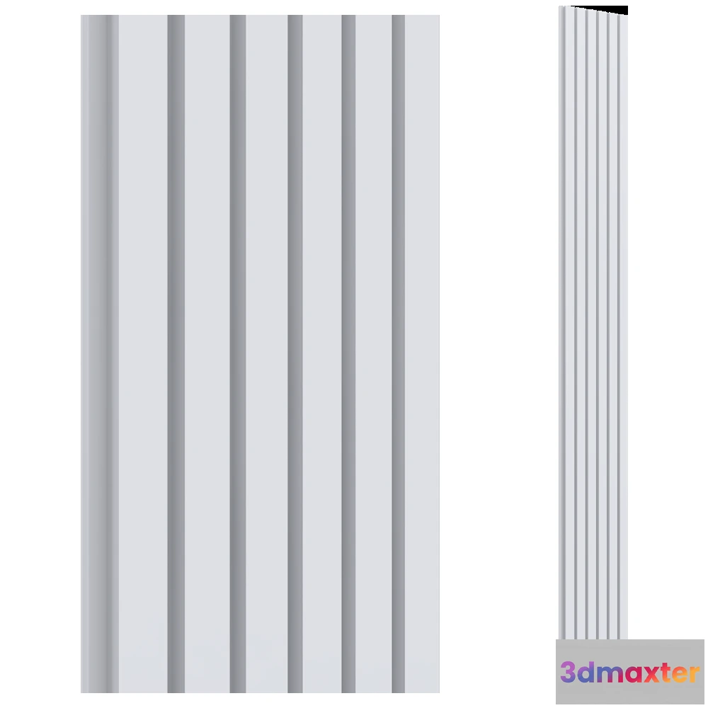 1597310 - Ultrawood - Wall panel UW 04 i 3D Max