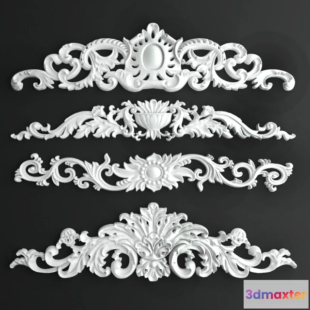 1597366 - decoration - Stucco pattern 120 3D Max