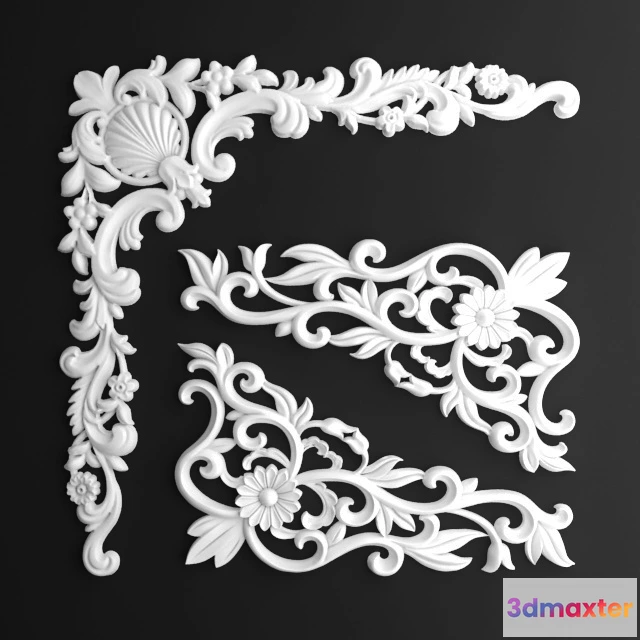 1597374 - decoration - Decorative plaster 28 3D Max