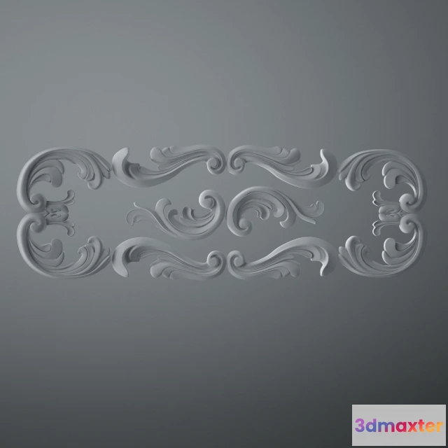 1597376 - decoration - Decorative plaster 25 3D Max