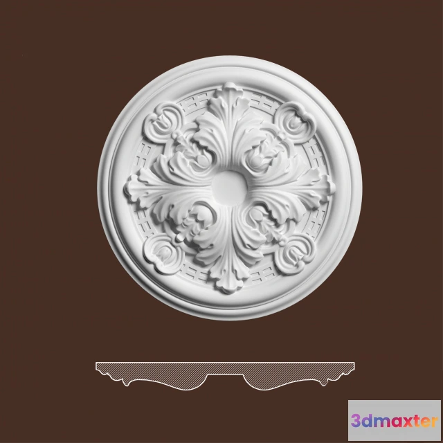 1597380 - decoration - Decorative plaster 102 3D Max