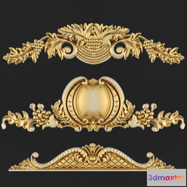 1597392 - decoration - Decorative plaster 545 3D Max