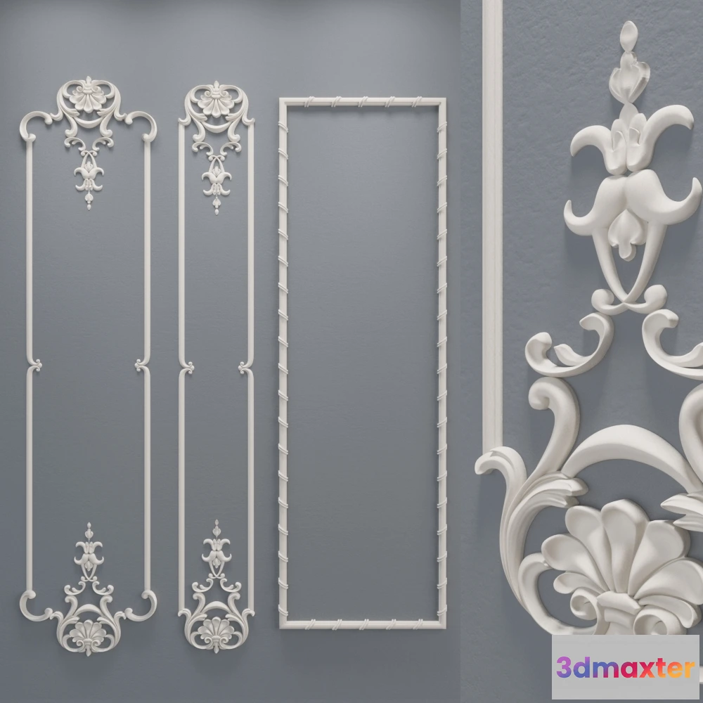 1597396 - decoration - Decorative plaster 63 3D Max