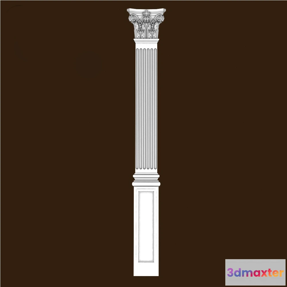 1597414 - decoration - Mega plast decor plaster 3D Max