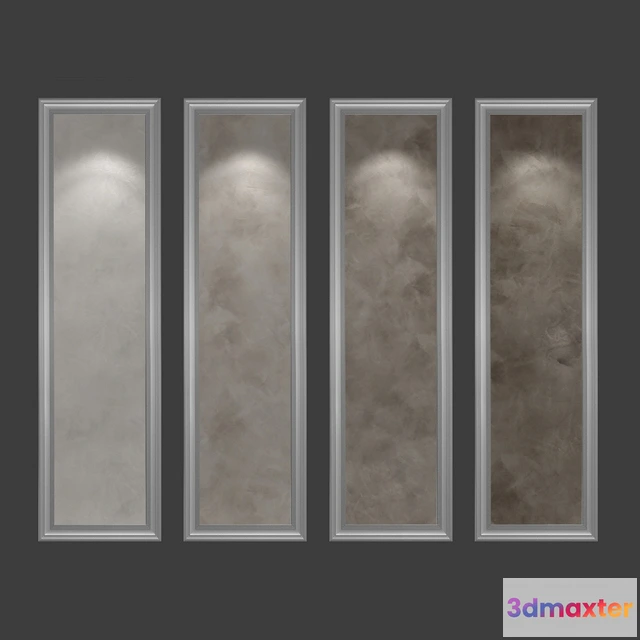 1597438 - decoration - Decorative plaster single-layer variant 215 3D Max