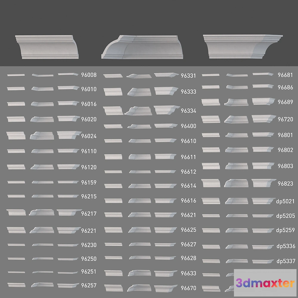 1597484 - decoration - Cornices Decomaster 3D Max