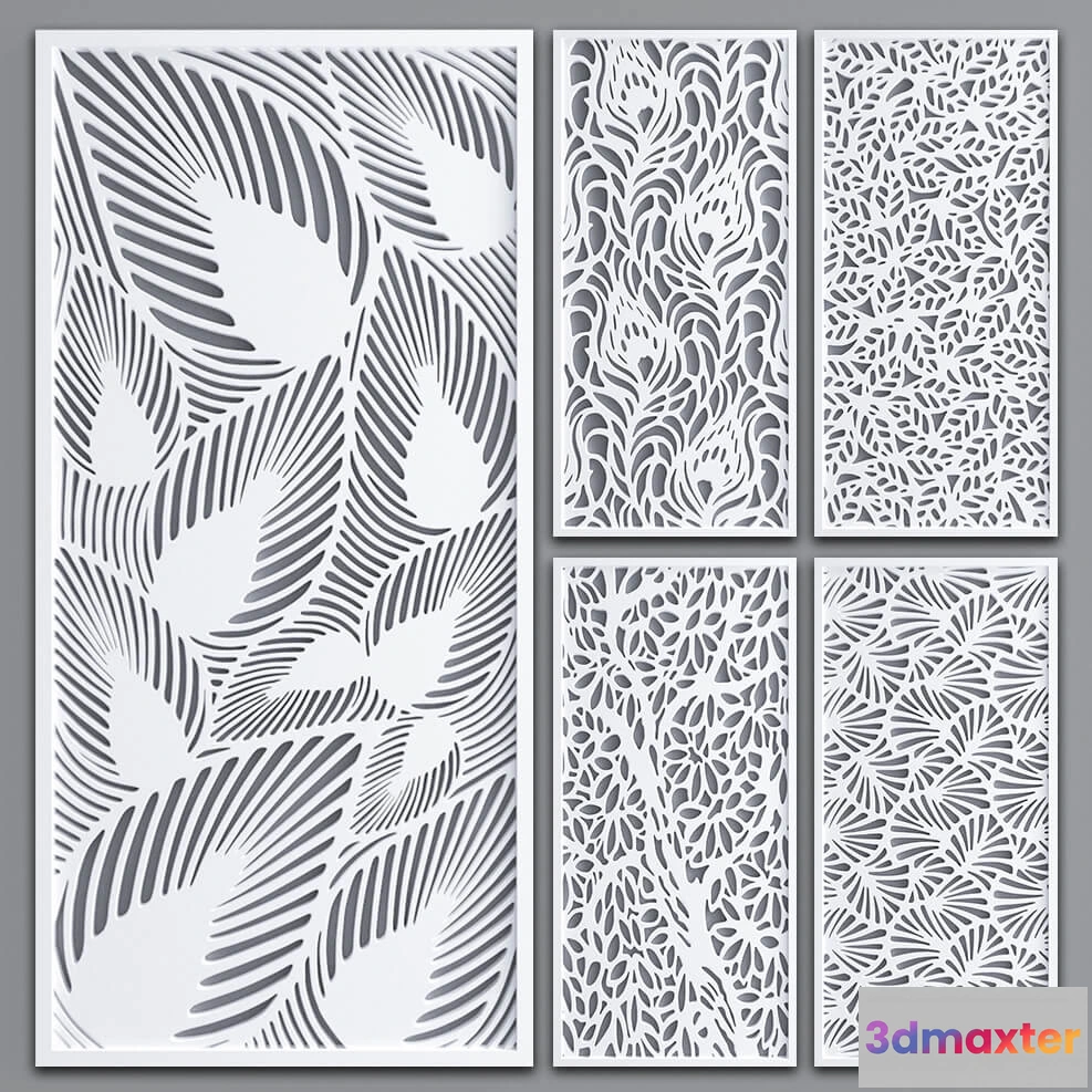 1597490 - decoration - Decorative partition 25 3D Max