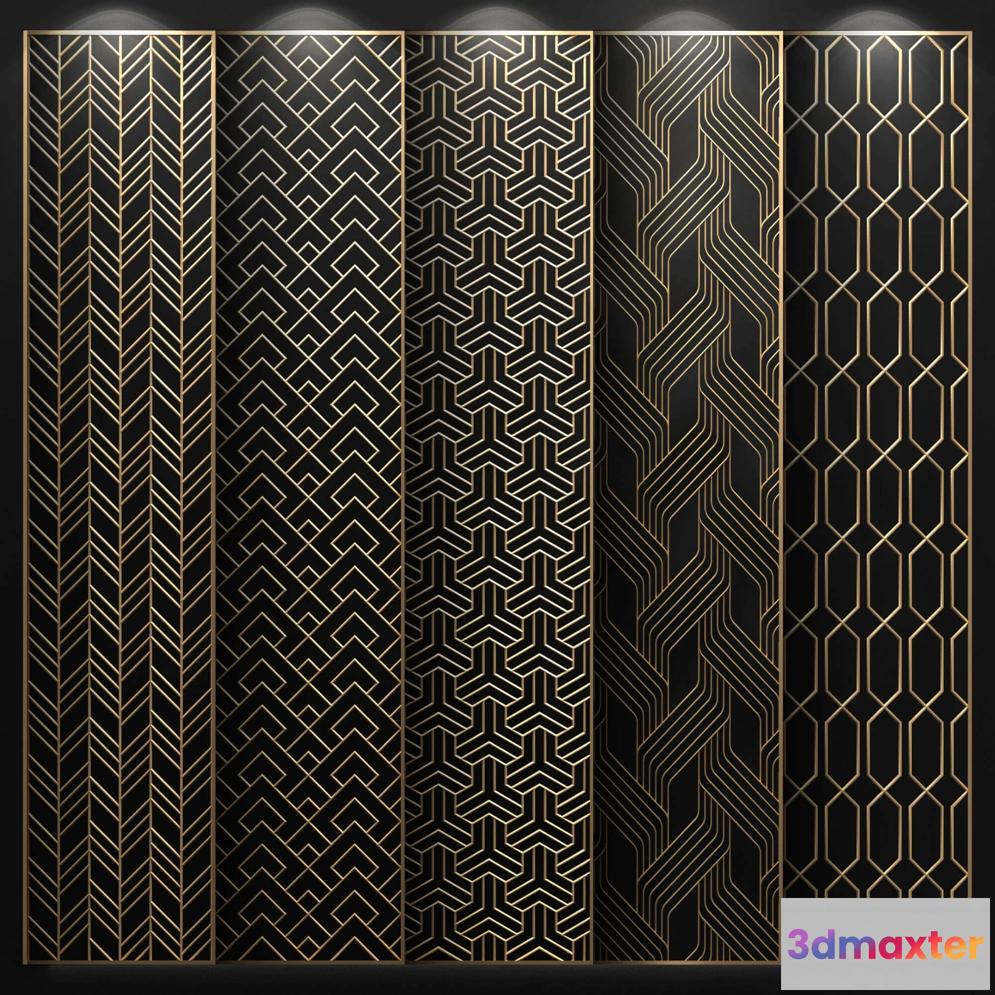 1597508 - decoration - Decorative partition 11 3D Max