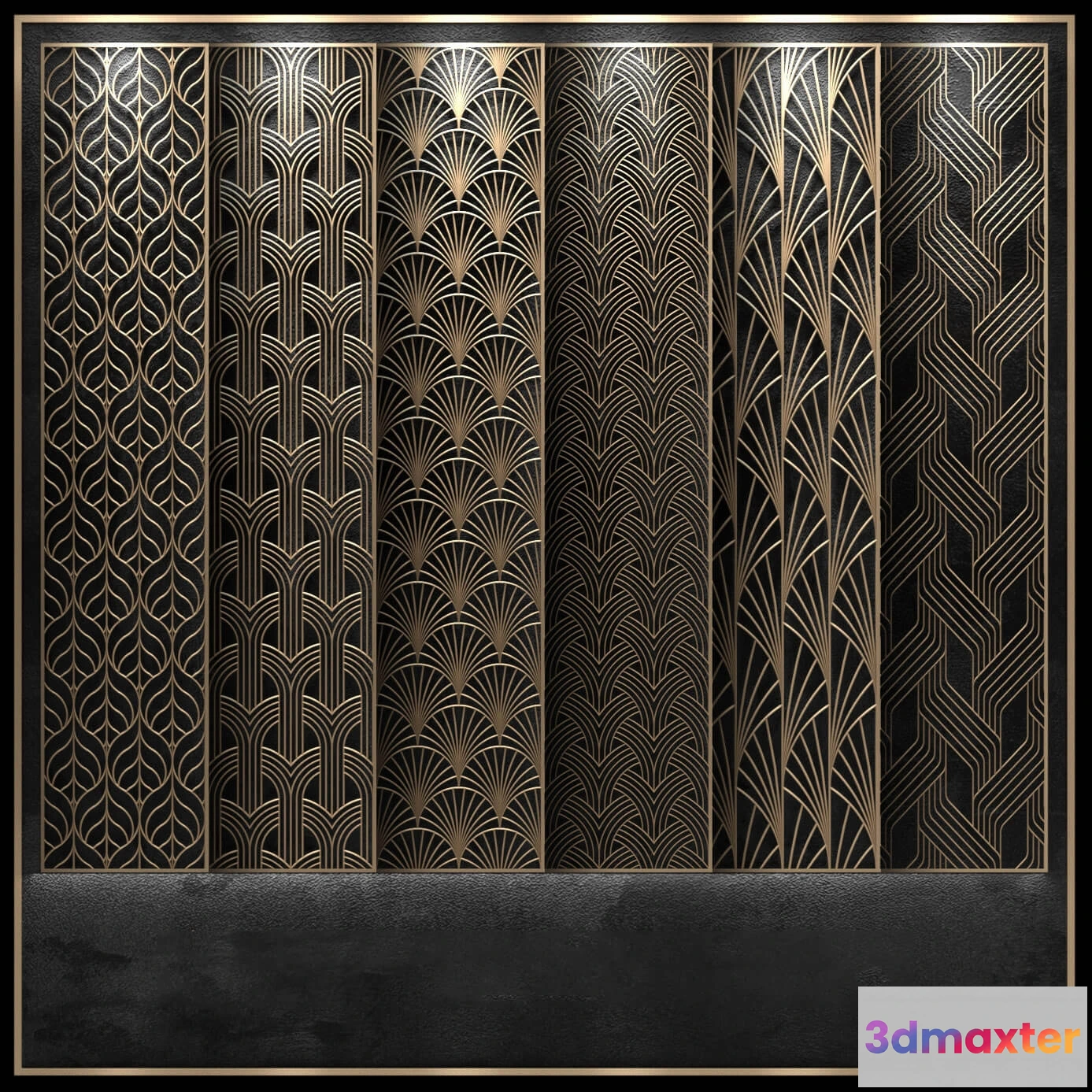 1597514 - decoration - Decorative panel 4 3D Max