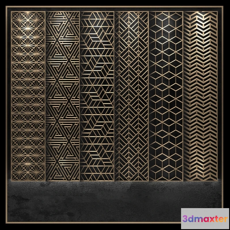 1597526 - decoration - Decorative panel 12 3D Max