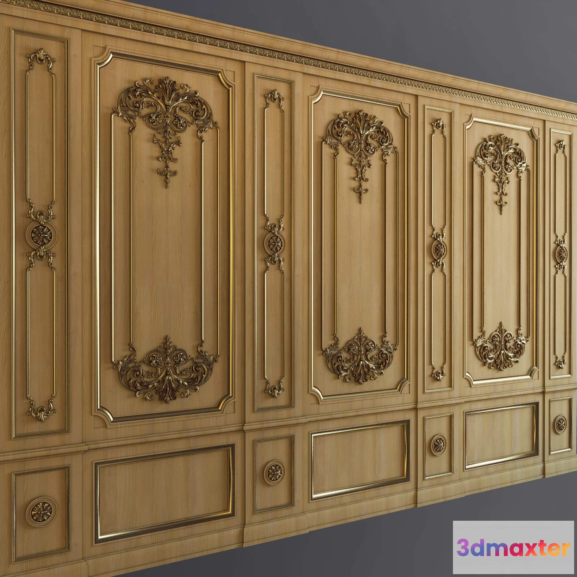 1597548 - decoration - Boiserie INT-023 3D Max