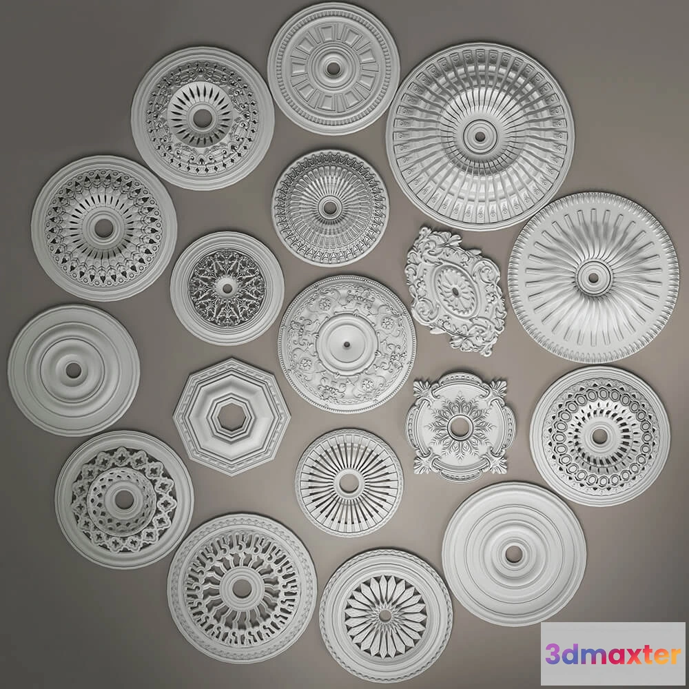 1597550 - decoration - Ceiling outlet 1 3D Max