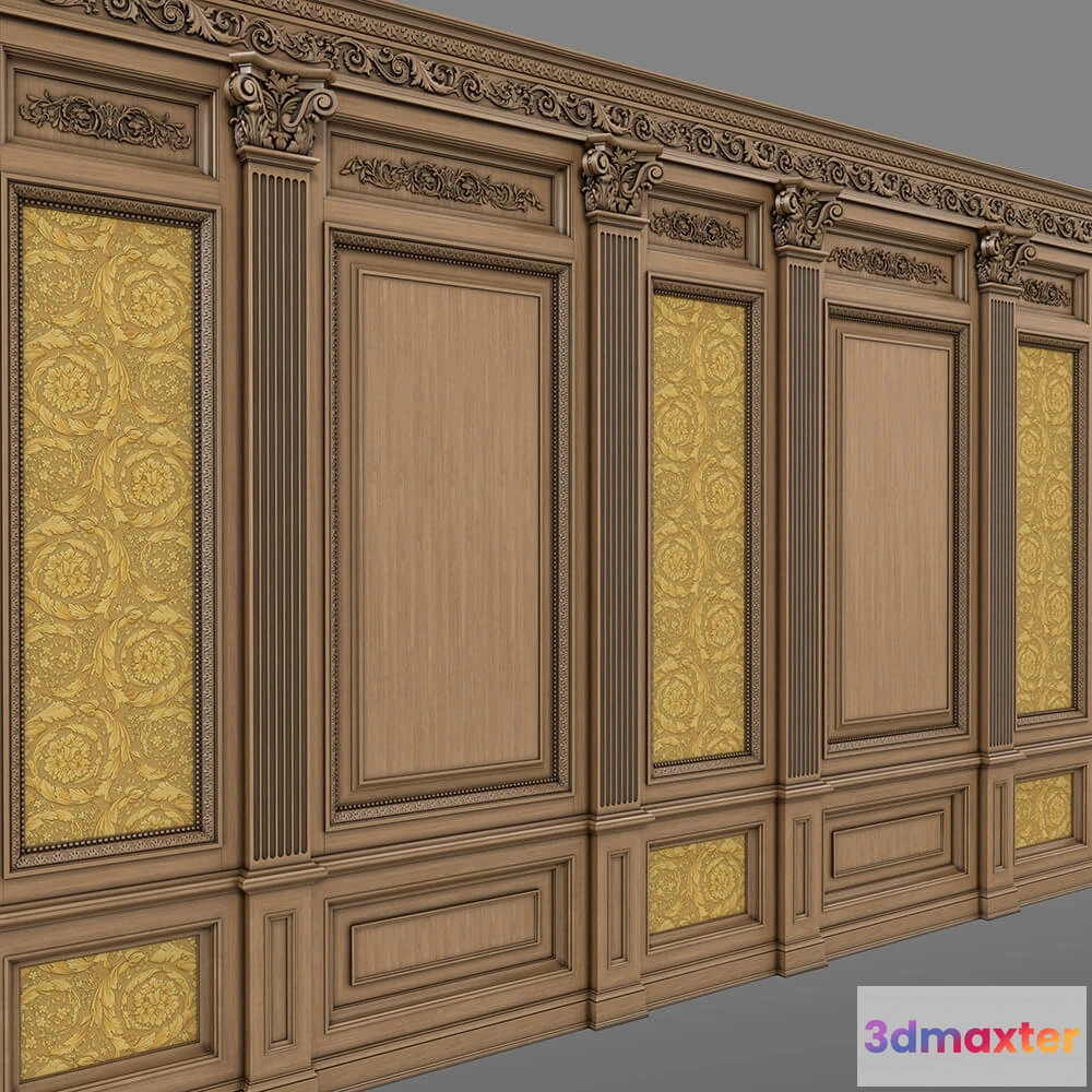 1597554 - decoration - Boiserie INT-021 3D Max