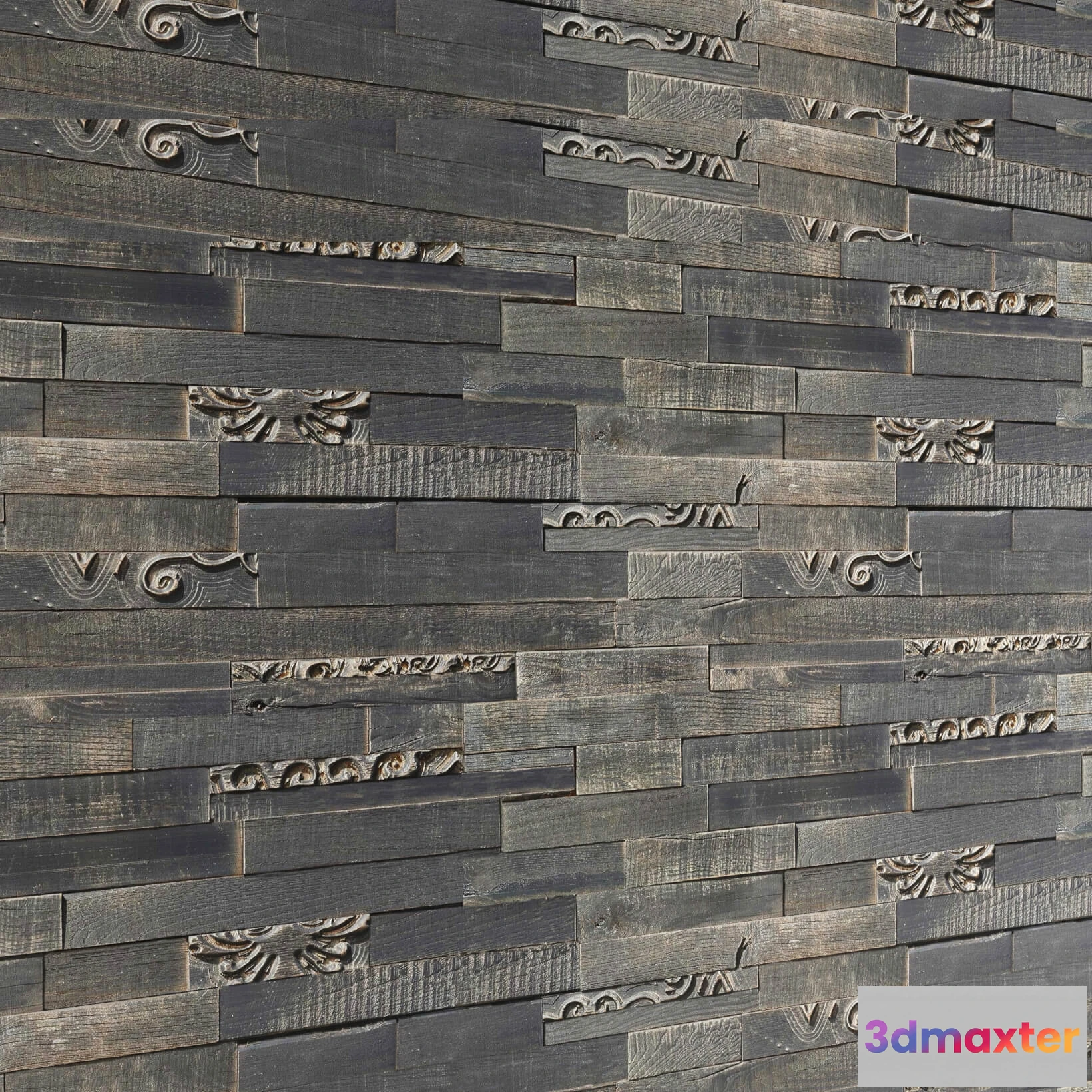 1597590 - decoration - Antique Wood wall 3D Max