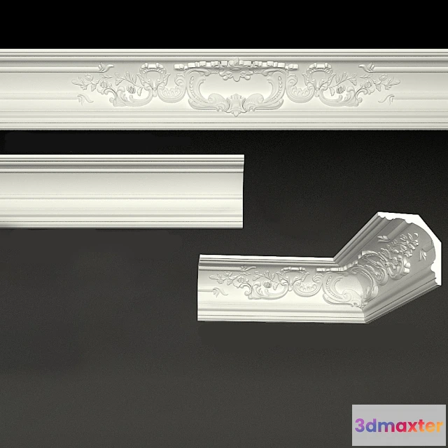 1597604 - decoration - Sabur decor 2015 cornice KF31 3D Max
