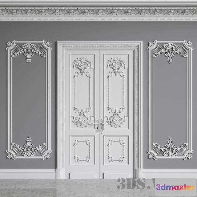 1597616 - decoration - Classic Interior Walls 3D Max