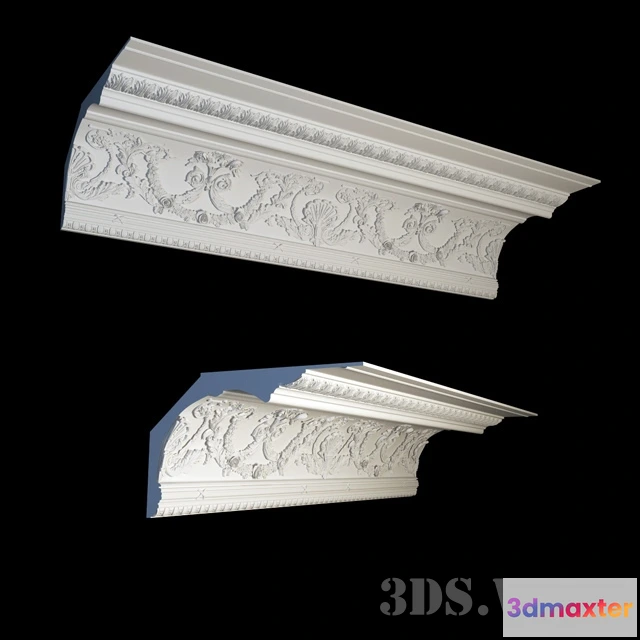 1597668 - decoration - Stucco molding - a beautiful cornice 3D Max