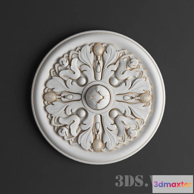 1597692 - decoration - Stucco molding modern beautiful 3D Max