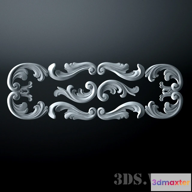 1597712 - decoration - Beautiful modern stucco 3D Max