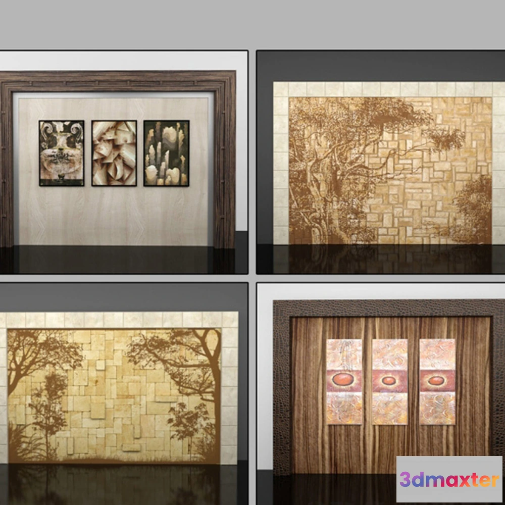 1597736 - decoration - Decorative wall 3D Max
