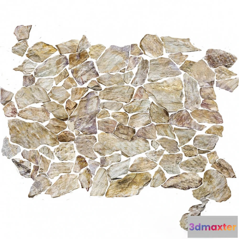 1597744 - decoration - Wild Stone - Seamless Wall 3D Max
