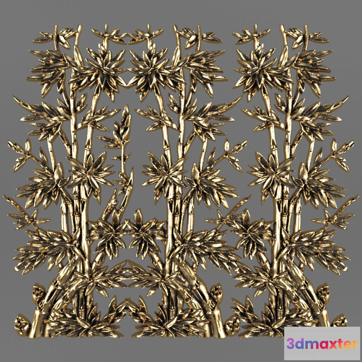 576752 - Bas-relief. Bamboo.