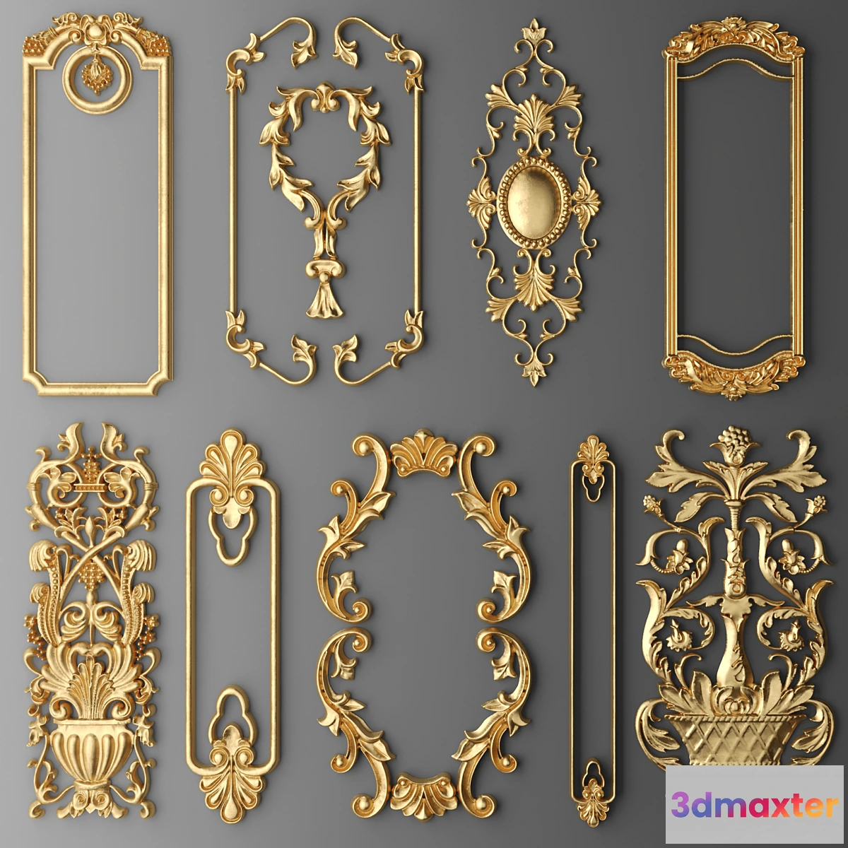 582884 - Set stucco decoration.