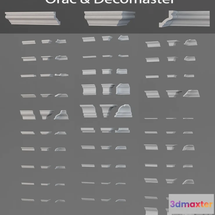 628913 - Ceiling curtain rods and Orac Decomaster