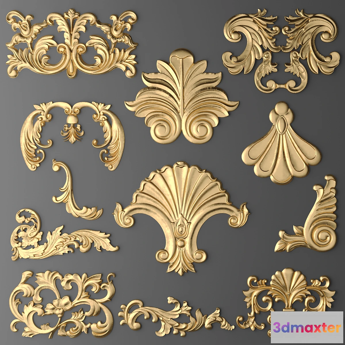 638205 - Stucco elements set. - No.2