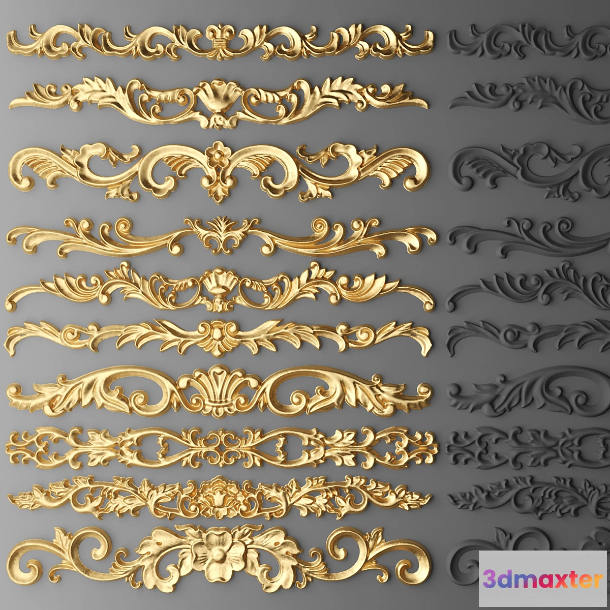 647429 - Set stucco decoration - No.9