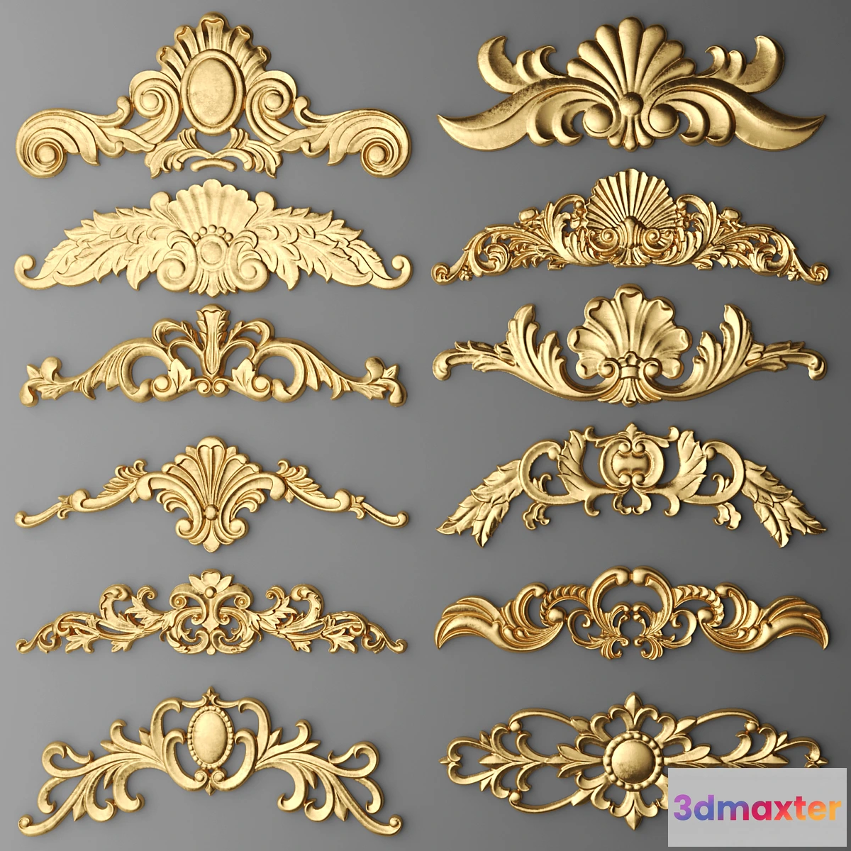 647439 - Set stucco decoration - No.10