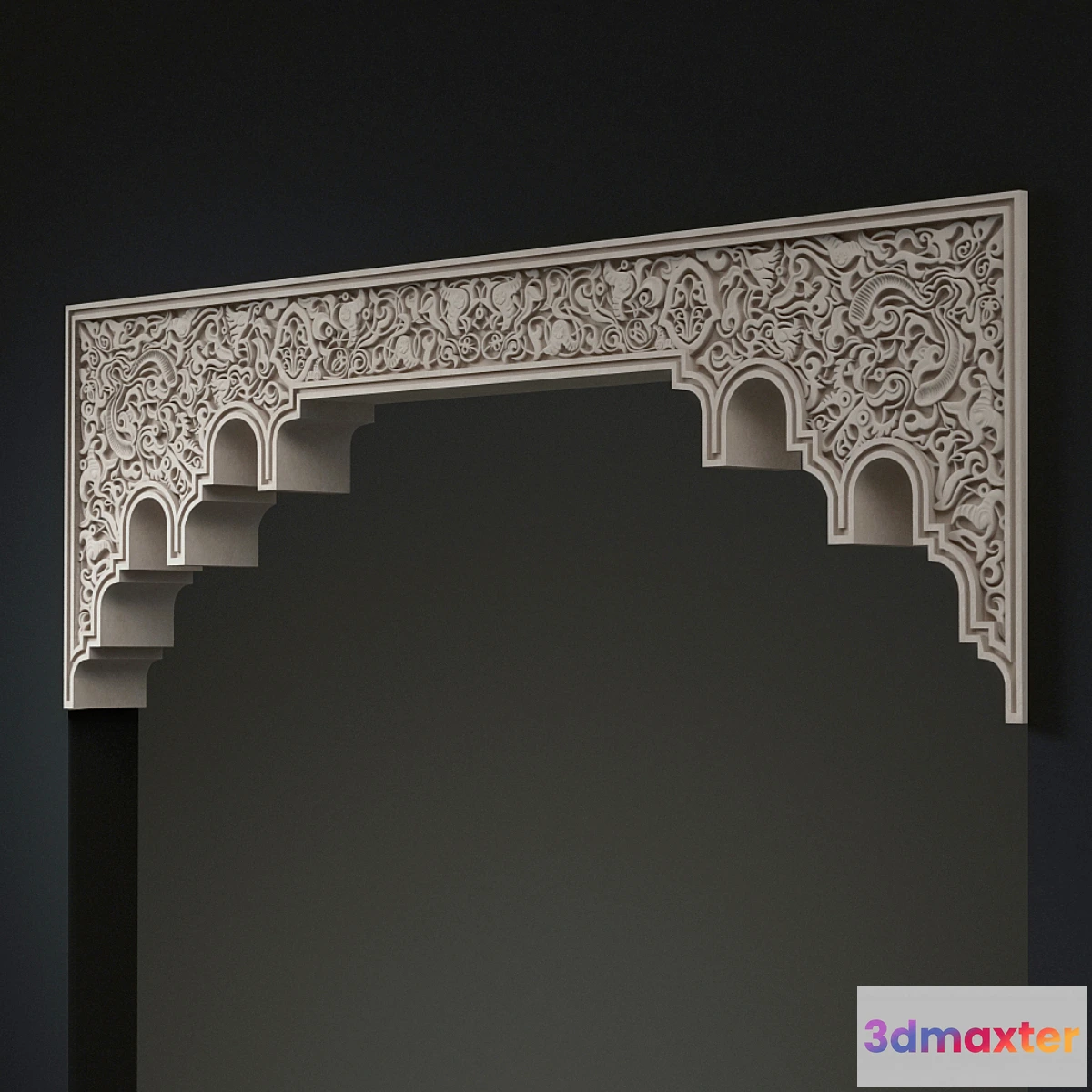 668593 - Arch in the Andalusian style