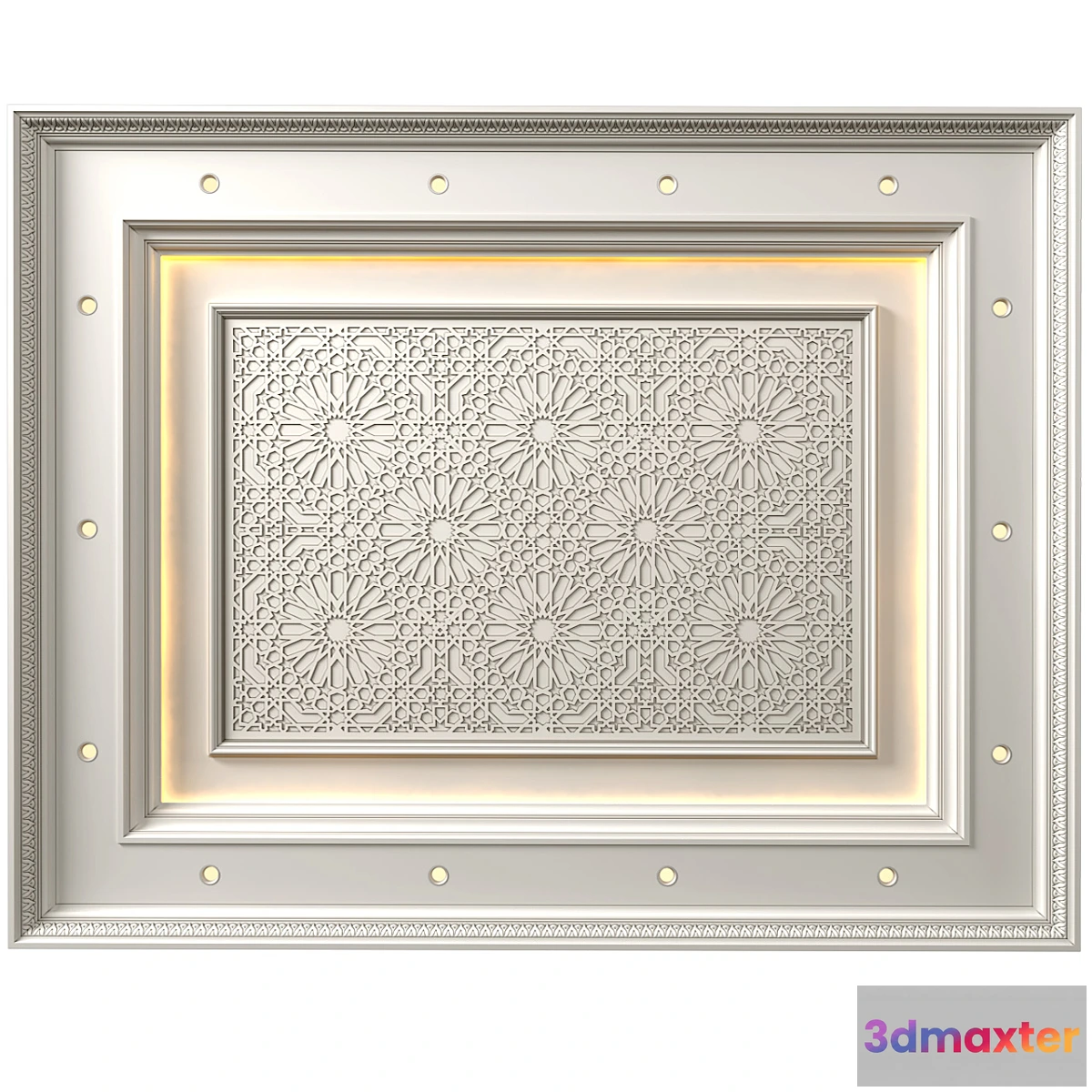 704644 - Ceiling in oriental style. Arabic decorative ceiling.Oriental Eastern Ceiling Classic