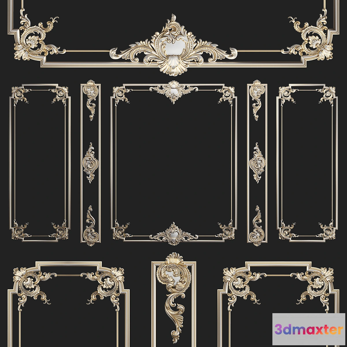 716392 - Plaster decorative frame 2 - No.2