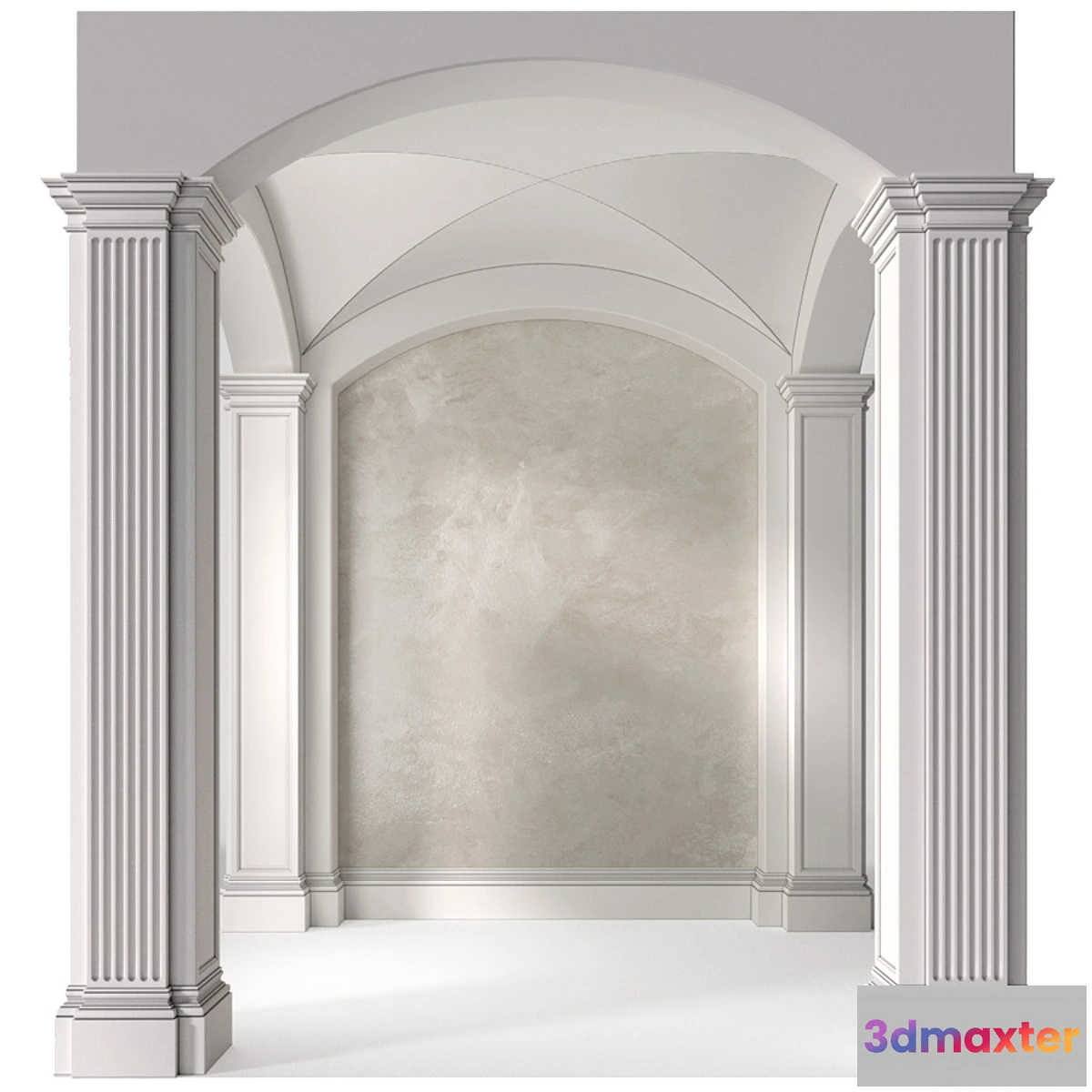 768651 - Arched Vaulted Gallery Decorative plaster