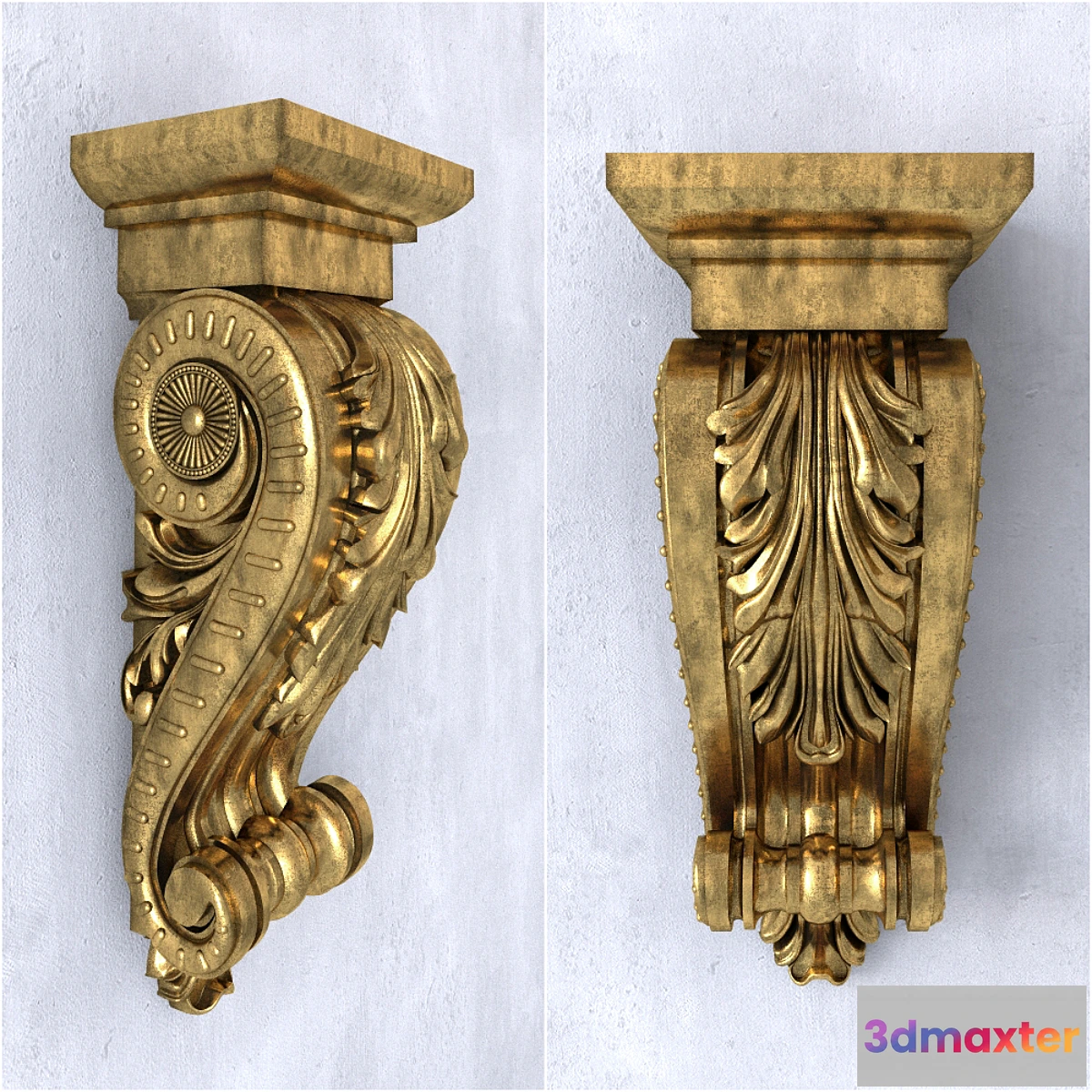 798268 - Carved console bracket.