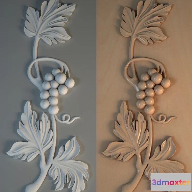 798418 - Decorative carved stucco element