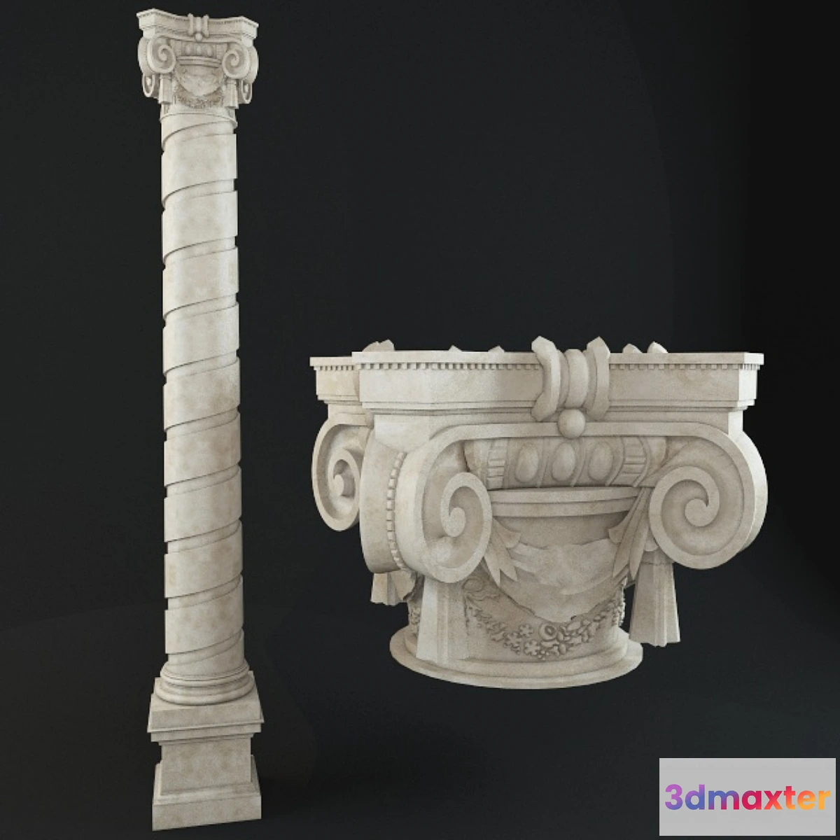 798584 - Twisted column