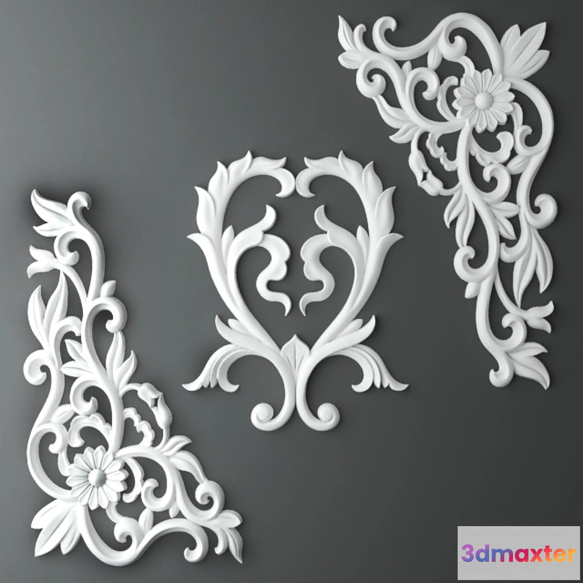 798630 - Stucco cartouche corner