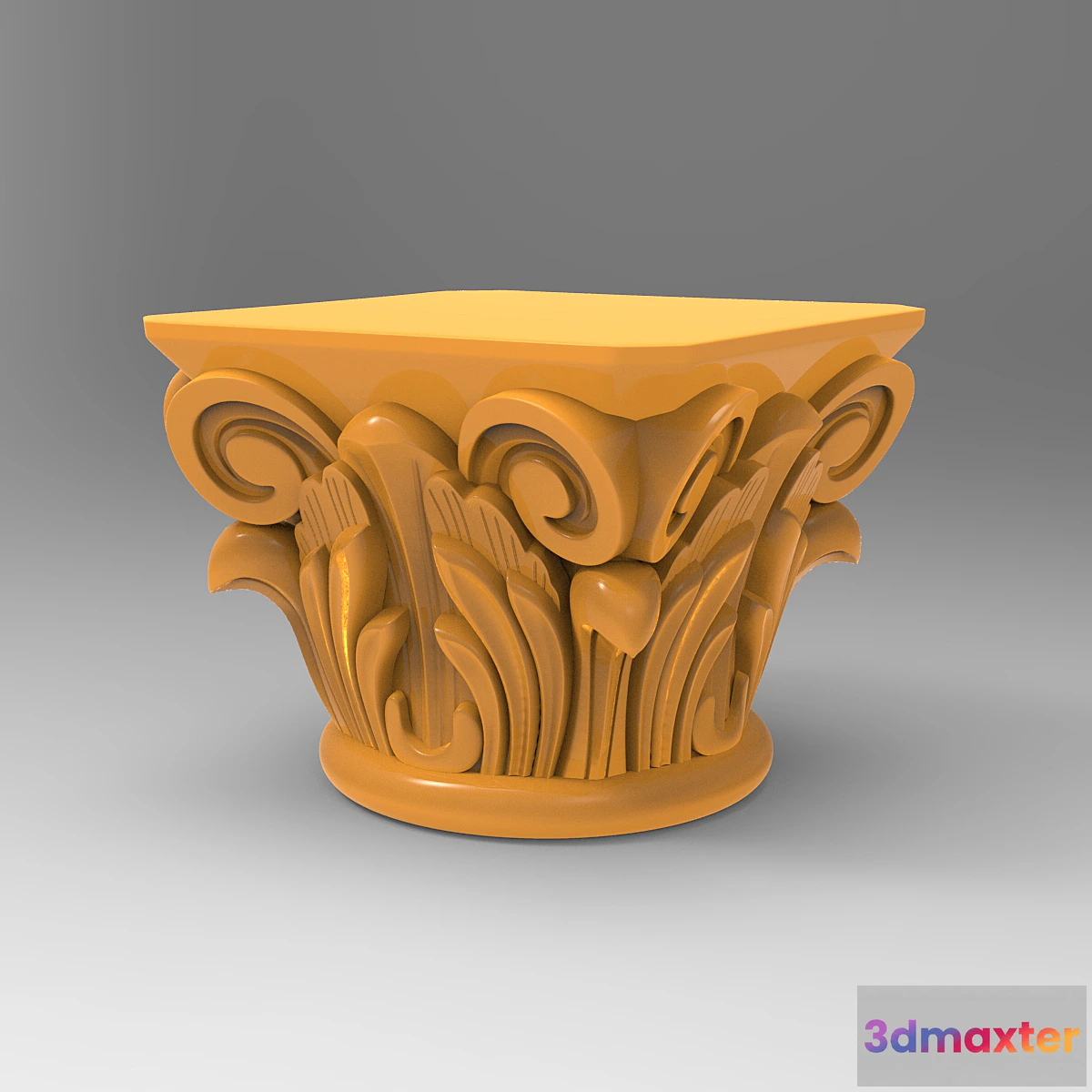 800258 - carved wooden column - No.2