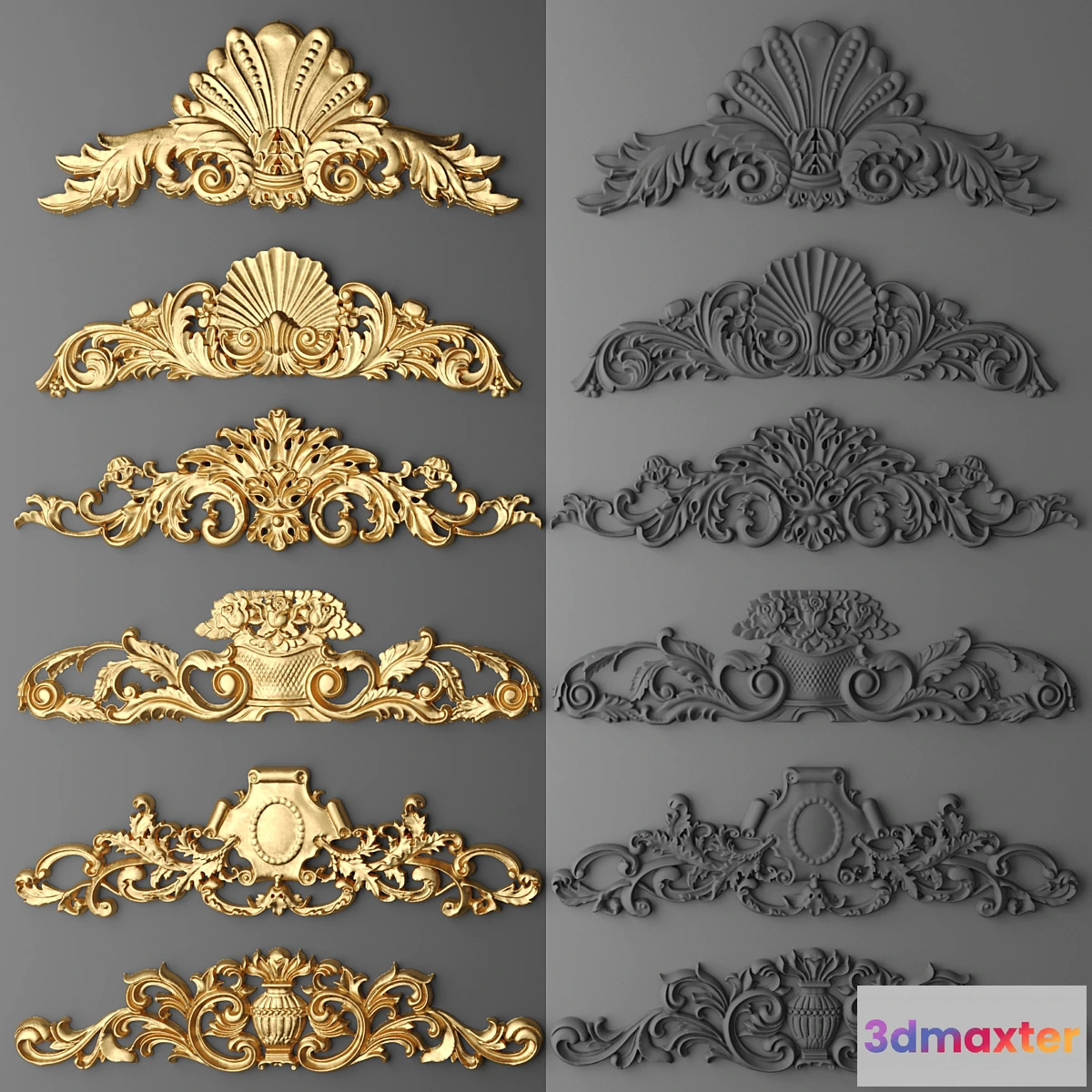 800290 - Stucco. Set. - No.8