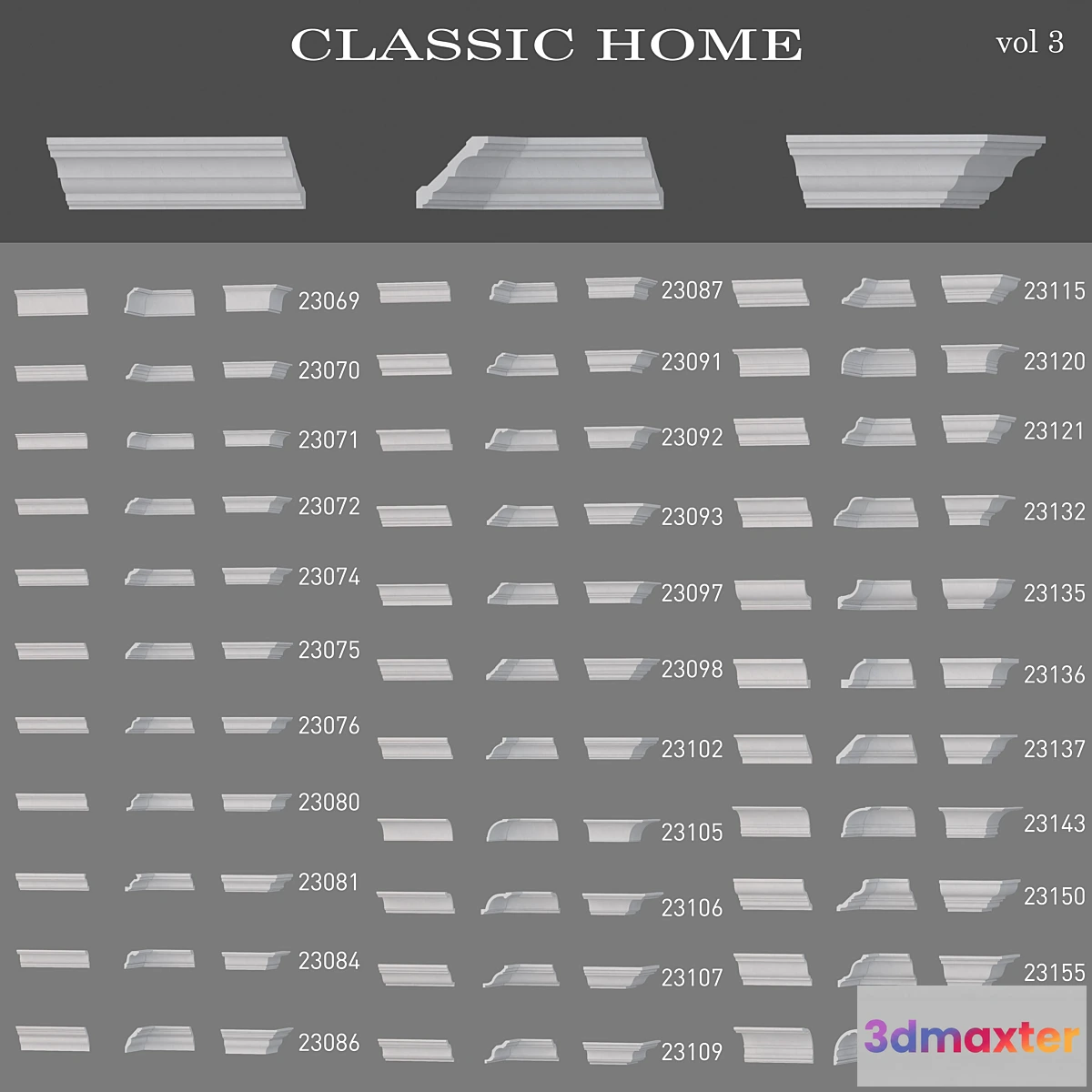 800310 - Ceiling cornices Classic Home (vol3) - No.2