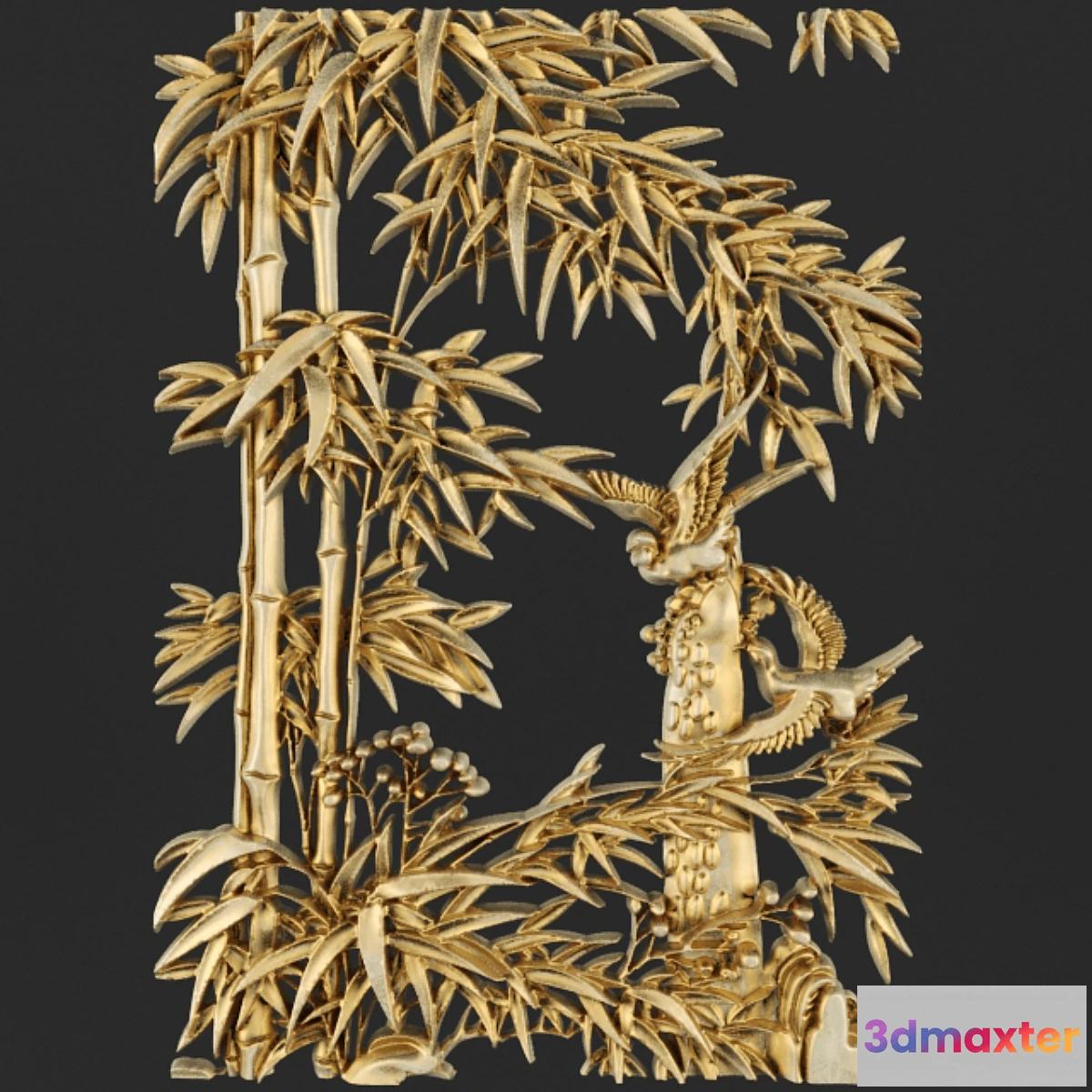 808096 - Bas-relief. Bamboo. - No.2