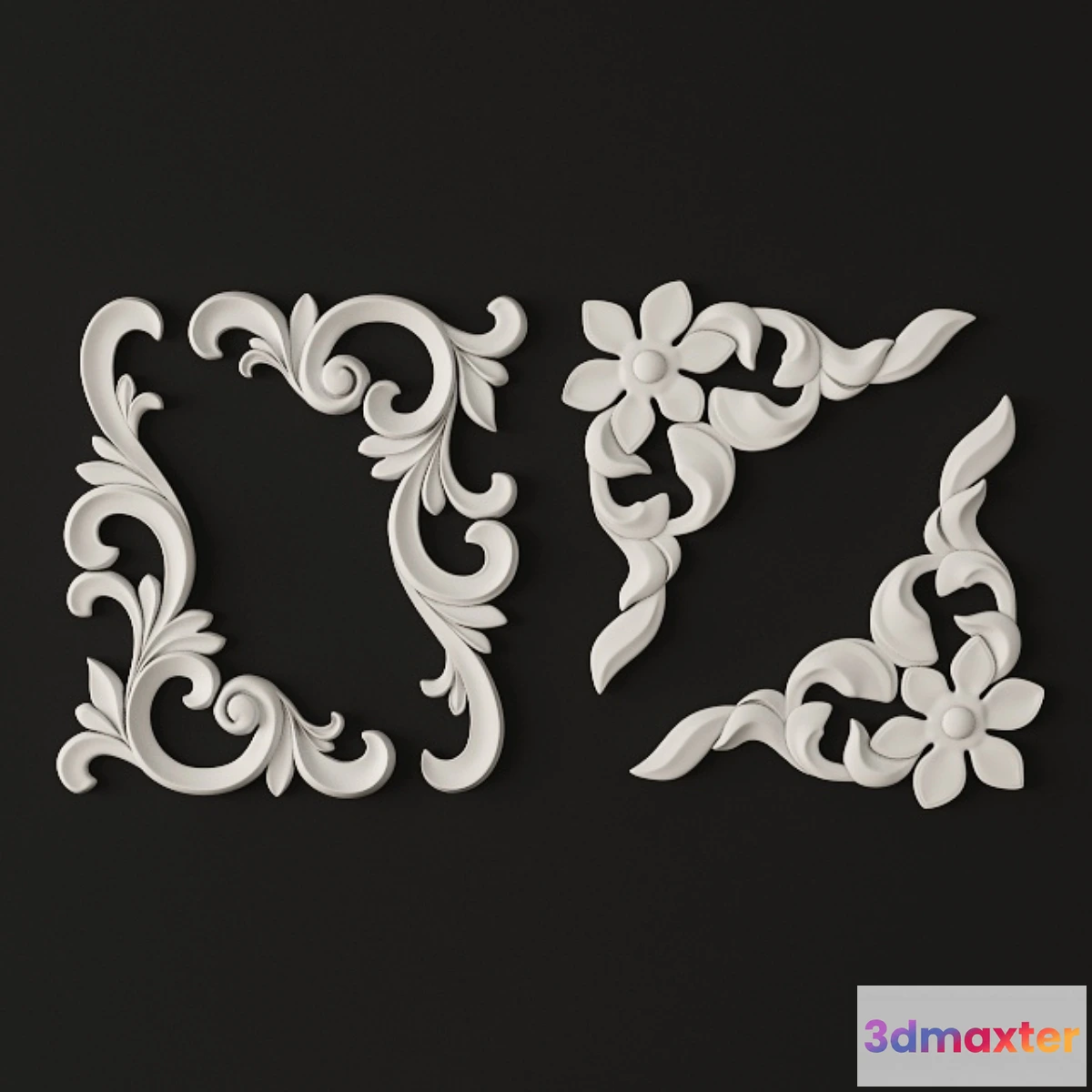 808664 - Decorative corner elements. - No.3