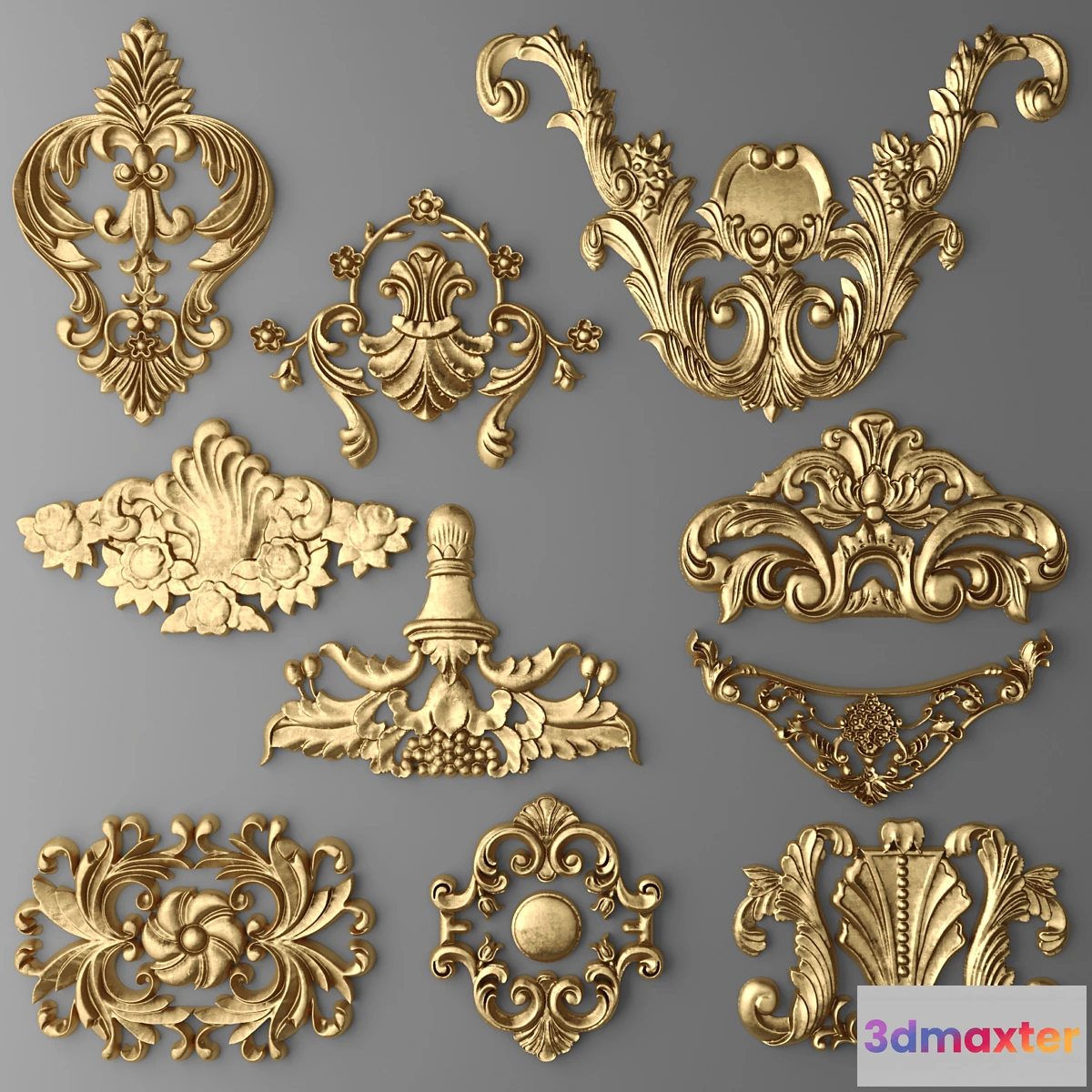 808674 - Set stucco decoration - No.15